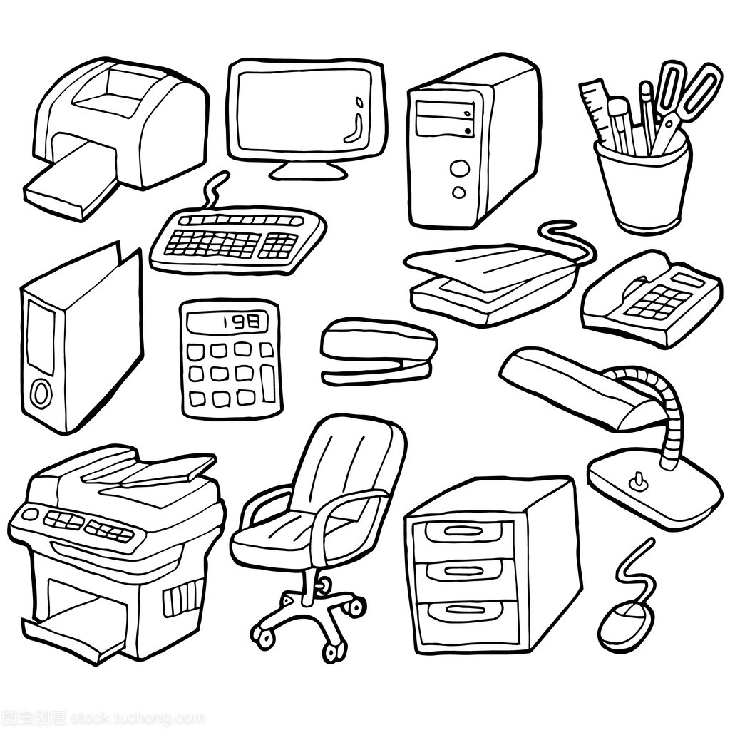 向量集的辦公用品與辦公設備配置指南